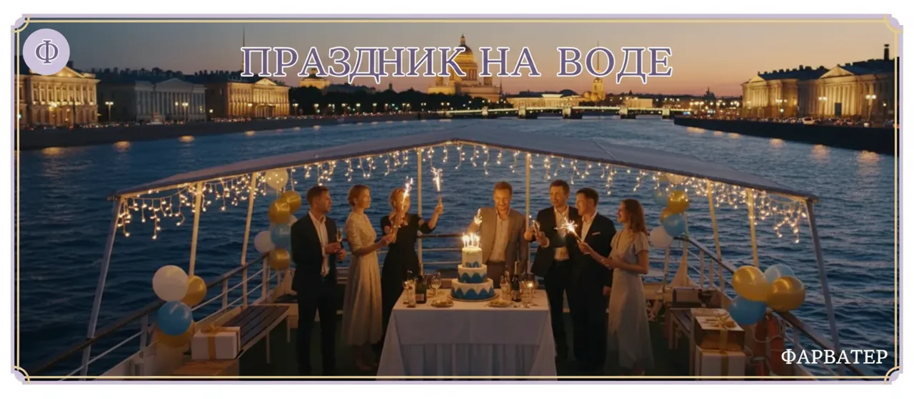 День рождения на теплоходе