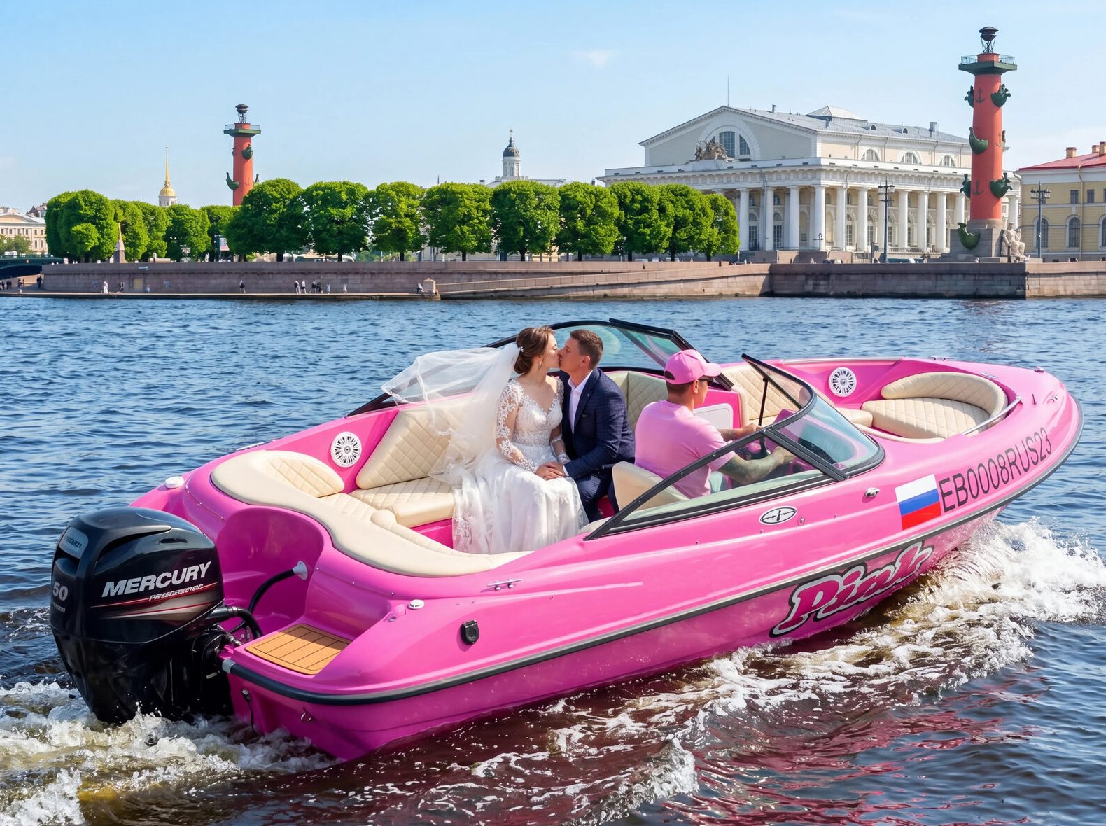 Водная экскурсия на катере «Пинк / Pink» — Северная Венеция