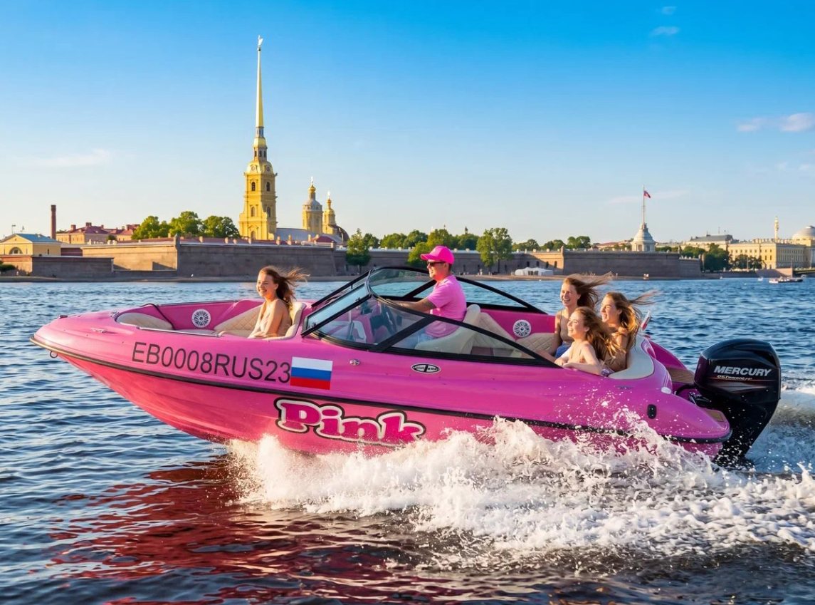 Снять катер «Пинк / Pink» на час в Санкт-Петербурге